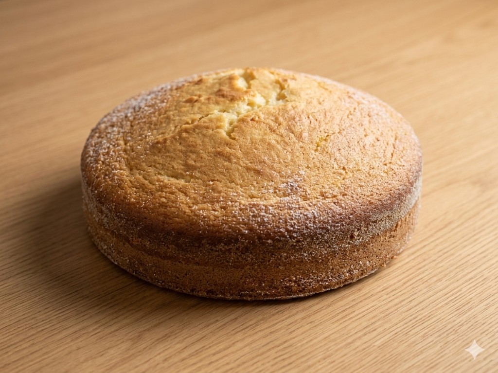 Pan redondo recien horneado